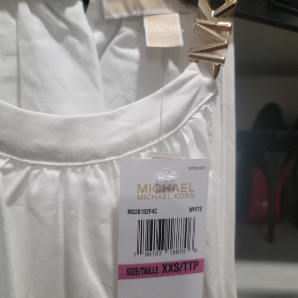 NWT Michael Kors white cotton dress - Picture 3 of 3